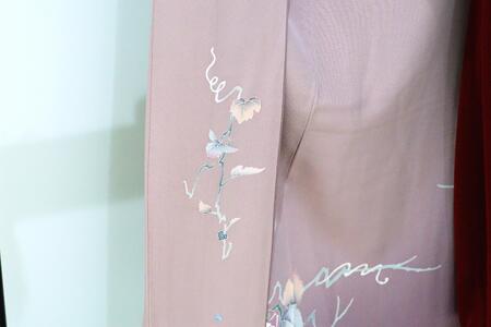 手描加賀友禅染 訪問着「山路」