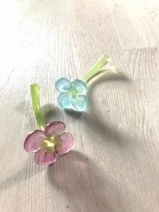 【ガラス】摘花はしおき（2個セット）