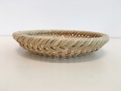 【竹工芸】白竹盛篭（8寸）