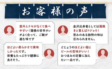 どじょう蒲焼 20本入 ~ 特製たれ付 ~