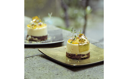 風まぜ雪・雲間の月影 小 ペア(金箔四号色)