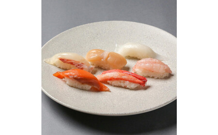 金沢まいもん寿司　6貫握りと治部煮