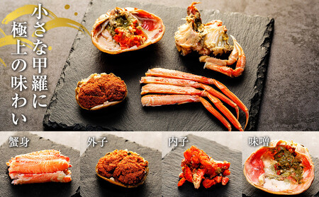 【訳あり】 金沢港より直送! ボイル 香箱ガニ 6杯セット 釜茹で 冷蔵 2025年発送