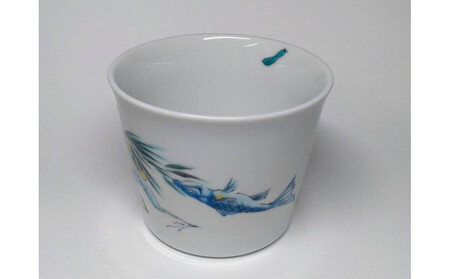 そばちょこ・小皿セット 河童の晩餐 大漁 九谷焼