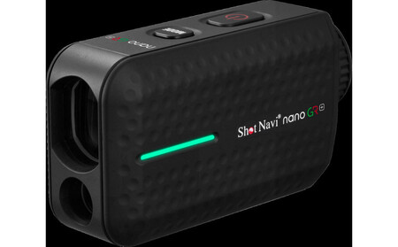 ショットナビ Laser Sniper nano GR+ ブラック ゴルフ距離計