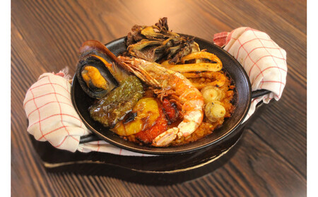 魚介と彩り野菜の本格パエリア１人前×２皿