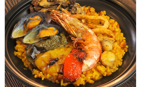 魚介と彩り野菜の本格パエリア１人前×２皿