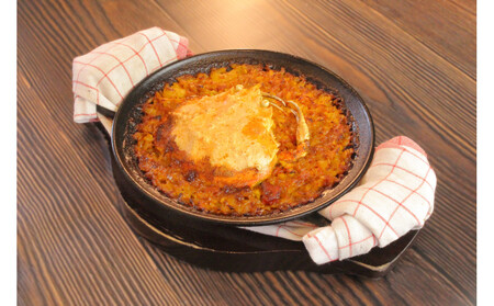 ＜先行予約＞【冬季限定】まるごと1杯使用！香箱カニのパエリア１人前×２皿