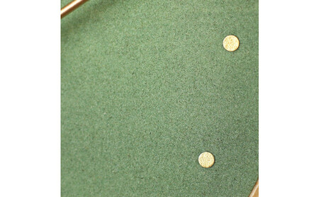 はなもっこ 掛時計 緑瑪瑙　プレーン