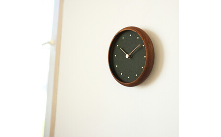 はなもっこ 掛時計 岩椿　ブラウン