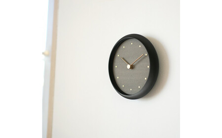 はなもっこ 掛時計 淡墨 ブラック
