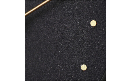 はなもっこ 掛時計 黒　ブラック