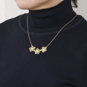 金箔ジュエリーGold-Knotネックレス「トリオ」
