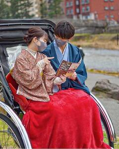 人力車で巡る究極SDGｓ 歴史あふれる金沢観光 60分貸切コース利用券 ☆ふるさと納税プラン☆ 【2名様分乗車チケット】