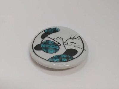 箸置セット まんまる猫 九谷焼