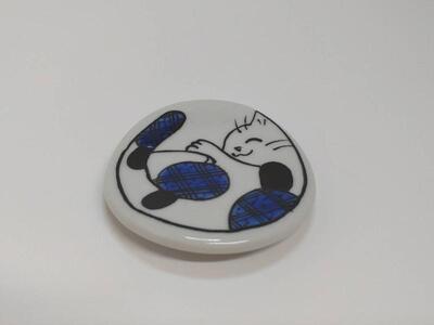 箸置セット まんまる猫 九谷焼
