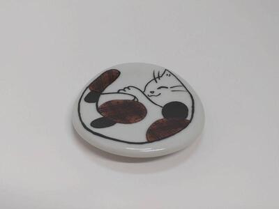 箸置セット まんまる猫 九谷焼