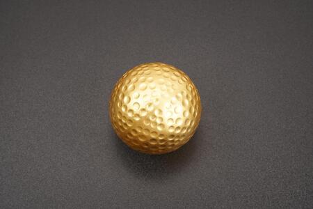 【箔一】 金箔 ゴルフボール ティー セット(シングル) 金沢箔 金箔使用 ゴルフグッズ 記念品 お土産