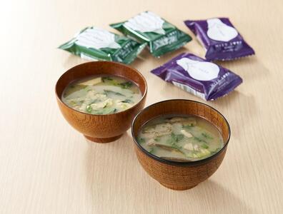 石川県 木桶仕込み こうじ味噌のフリーズドライ贅沢みそ汁4種(計30食入)