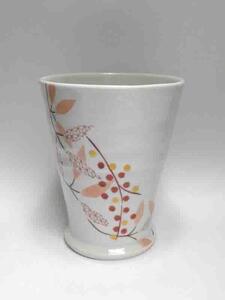 ペアフリーカップ 南天 九谷焼