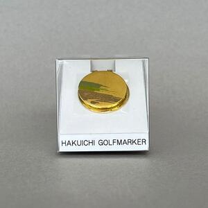 金箔 ゴルフマーカー (刷毛目) 金沢箔 金箔使用 ゴルフグッズ 記念品 お土産