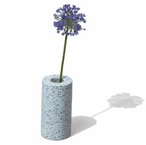 soil珪藻土 フラワーベース(M)【ライトグレー】