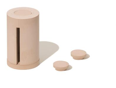 soil珪藻土 アロマポット【ピンク】