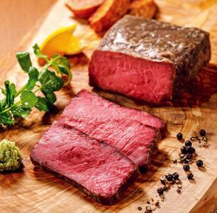 （天狗ハム工場直送）【冷凍】ローストビーフ（国産牛サーロイン）天狗のたれ付