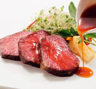 （天狗ハム工場直送）【冷凍】ローストビーフ（国産牛サーロイン）天狗のたれ付