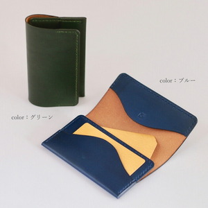 名刺入れ　本革　ハンドメイド