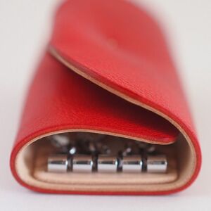 キーケース（４連キーリング付）　本革　ハンドメイド