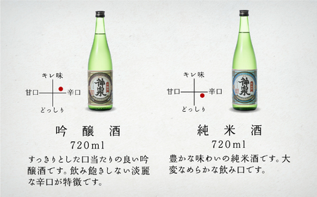 神泉 辛口 720ml 日本酒 3本セット 日本酒 辛口 