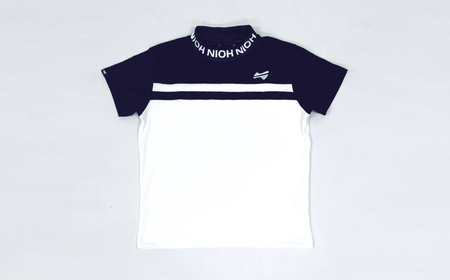 マイクロタフレッチ レディース ロゴカラーモックネックシャツ/ブラック/LLサイズ ゴルフウェア ゴルフ レディース ロゴカラー モックネック 黒 おしゃれ コーデ【124035】