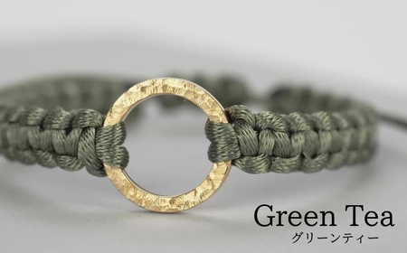 Bracelet -The SUN- Green Tea ゴールド ブレスレット【グリーンティー】