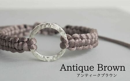 Bracelet -Dawn- Antique Brown シルバー ブレスレット【アンティークブラウン】