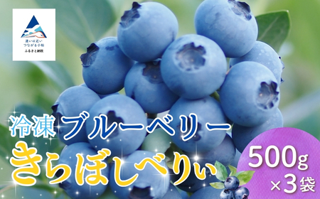 冷凍ブルーベリー 1.5kg（500g×3袋） きらぼしファーム ブルーベリー 6,660円