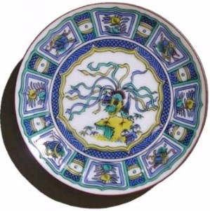 九谷焼 名品小皿コレクション４点 Ａ 九谷焼 