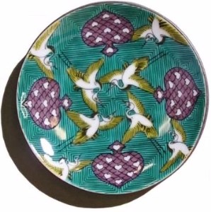 九谷焼 名品小皿コレクション４点 B 九谷焼 