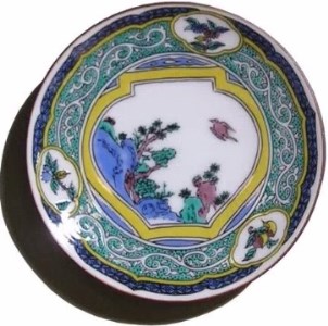 九谷焼 名品小皿コレクション４点 B 九谷焼 