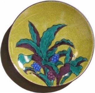 九谷焼 名品小皿コレクション４点 B 九谷焼 