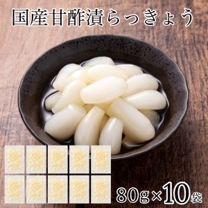 らっきょう 国産甘酢漬 10袋 ※12/23までのお申込みで年内配送! らっきょう