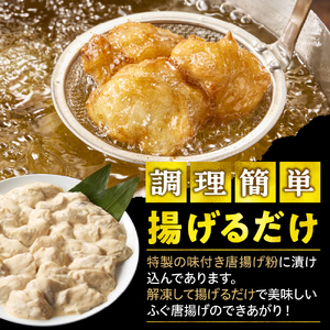 天然輪島ふぐの唐揚げ（750g） wa001-014