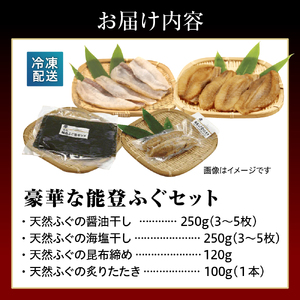 豪華な輪島ふぐセット【南谷良枝商店】wa058-003