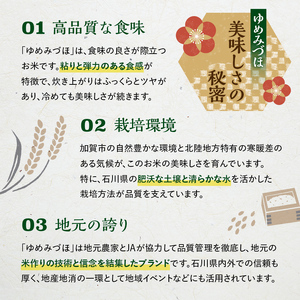 復興応援米 令和6年産 新米 ゆめみづほ 精米 10kg（5kg×2）小分け ギフト 贈り物 グルメ 食品 復興 震災 コロナ 能登半島地震復興支援 北陸新幹線 F6P-2301