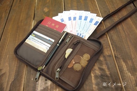[R125] oxtos CORDURA パスポートケース【カーキベージュ】