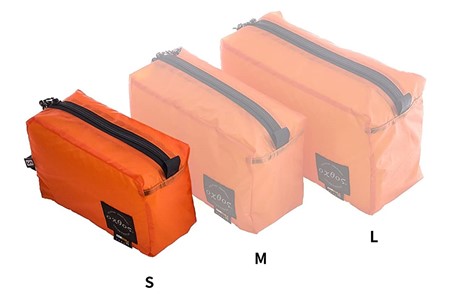 アウトドア oxtos UL GEAR BOX S オレンジ ポーチ トラベルポーチ