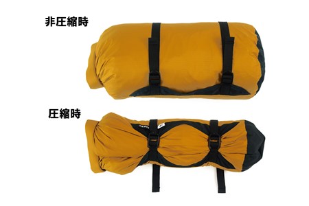 oxtos 透湿防水 コンプレッションドライバッグ 4L 【ブラック】 【 バッグ 】