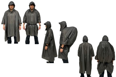 oxtos (オクトス) UL 透湿防水ツェルトポンチョライト グラファイトグレー 【 ポンチョ 】