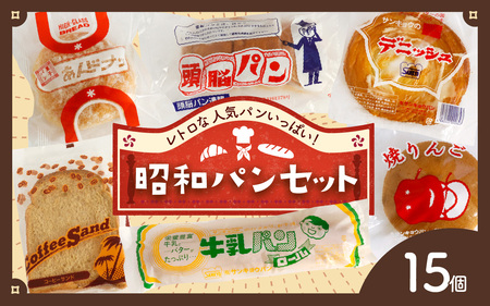 レトロパン詰め合わせセット（6種・17個入り）| 菓子パン