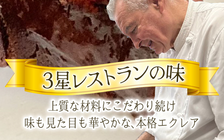 【フランス三ツ星の味】グラス・エクレール Glace Eclair 5個入り(1箱)/ エクレア 冷凍 洋菓子